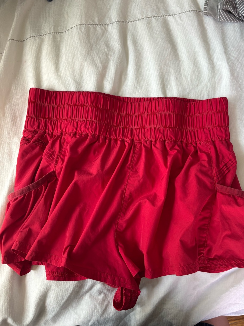 FP Movement Red Get Your Flirt On Shorts S